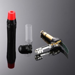 6.35mm 1/4″ Jack Plug Stereo TRS TS Straight / Right Angle Jack Plug Connector