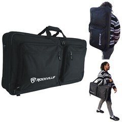 Rockville DC27 Padded DJ Bag Backpack Fits Rane One