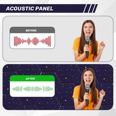 12 Pack Hexagon Acoustic Panels,Sound Proofing Padding,Sound3108
