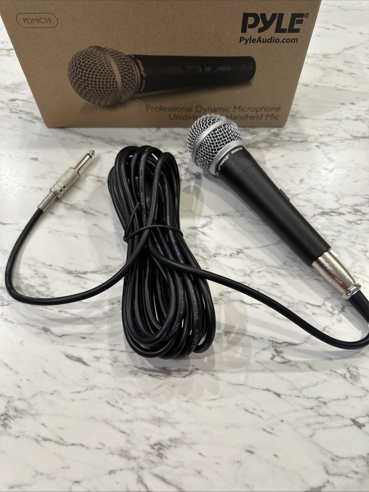 Pyle Professional Dynamic Microphone, Unidirectional Handheld Mic PDMIC59