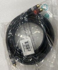 RCA Male to RCA Male 6ft m/m 22AWG 2 Channel Audio Cable MONOPRICE 2865