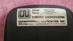 § Countryman B3 Omnidirectional Lavalier Mic w/ OEM Soft Case • TA4F Shure Plug