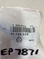EAO 01-124.025 Rectangular 4-Gang 5/8″ Momentary Illuminated Switch. New.