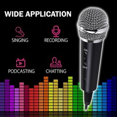 USB Microphone Mini Condenser 3.5mm Plug for PC & Mobile – High Sensitivity 58dB