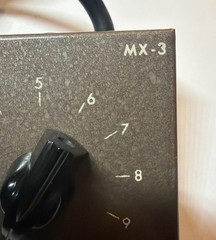 Hamilton Electronics (Chicago)MX-3. 3-Channel Audio Mixer & Power Switch. RARE