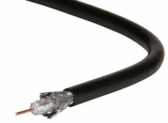 Belden 1694A-1000-BLACK Wire RG-6/U 18awg 1000ft Cable
