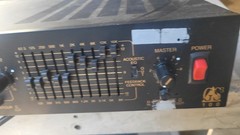 Bogen GS-100 Gold Seal Series Amplifier GS100 10-band Equalizer WORKS GREAT