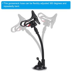 20 in Gooseneck Microphone Tube Extension 1/4″-20 Female to Male Thread Black