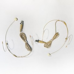2x For Shure Wireless System Headset Mic Headworn Microphone Mini XLR 4 Pin TA4F