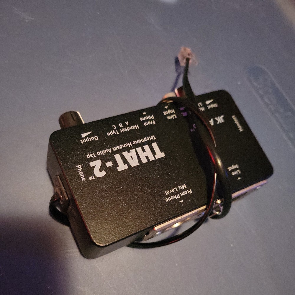 JK Audio THAT-2 Telephone Interface Handset Audio Tap