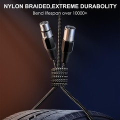 Professional Grade XLR Cable 2 Pack