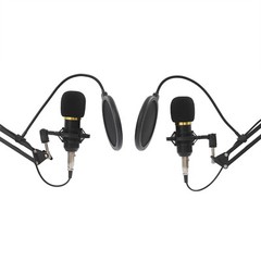 Podcast Equipment Bundle Microphone and Professional Audio Mixer F998 Sound Card
