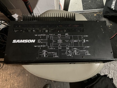 Samson Servo-170 Studio Amplifier 85W Watt Stereo Power Amp Rackmount, Works!