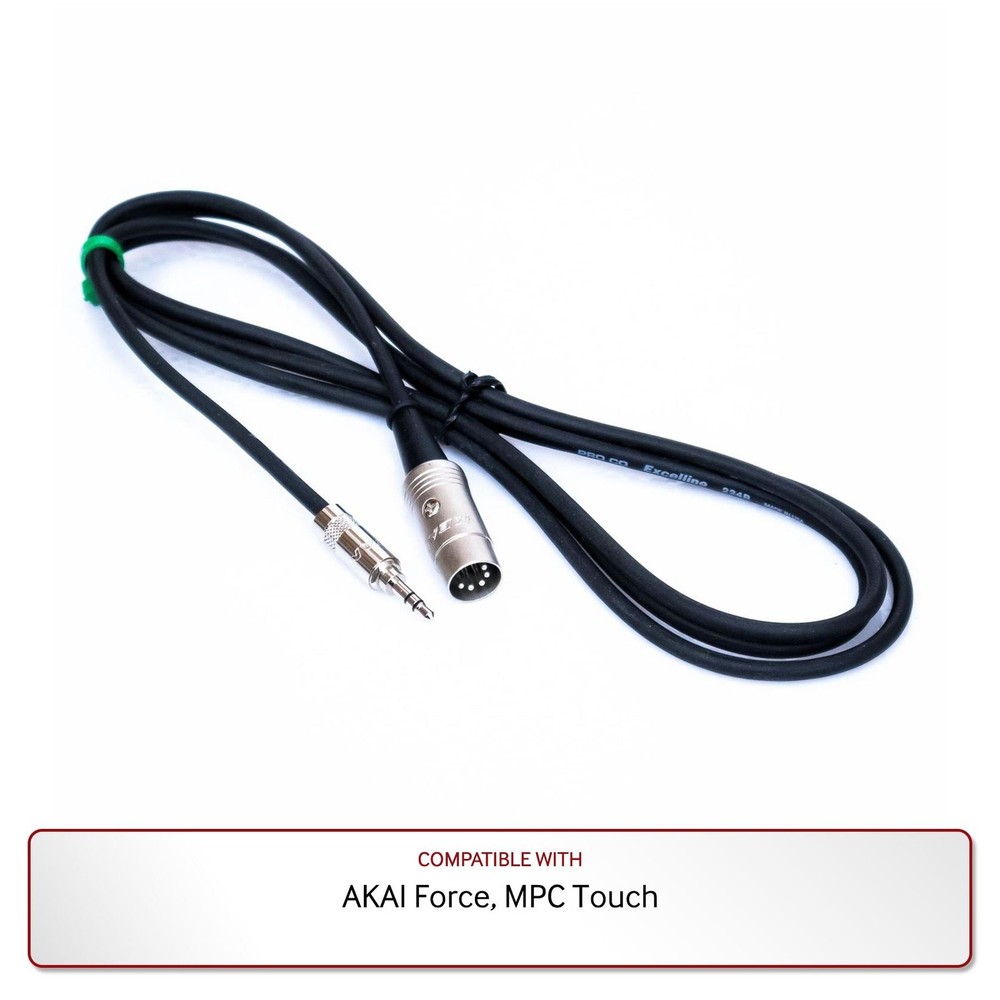RapcoHorizon 6-Foot MIDI to TRS Cable for AKAI Force, MPC Touch