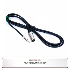 RapcoHorizon 6-Foot MIDI to TRS Cable for AKAI Force, MPC Touch