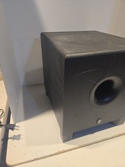 Yamaha HS10W Active Powered Studio Monitor Subwoofer Black 70W Wired XLR/1/4″