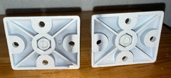 Pair Of JBL 179-00002-00 179-00002-01 Ball Mounts for Control 25 and 28 Speakers