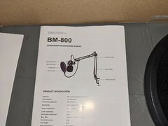 New Open Box ZINGYOU Condenser Microphone Bundle, BM-800 Mic Set (301)