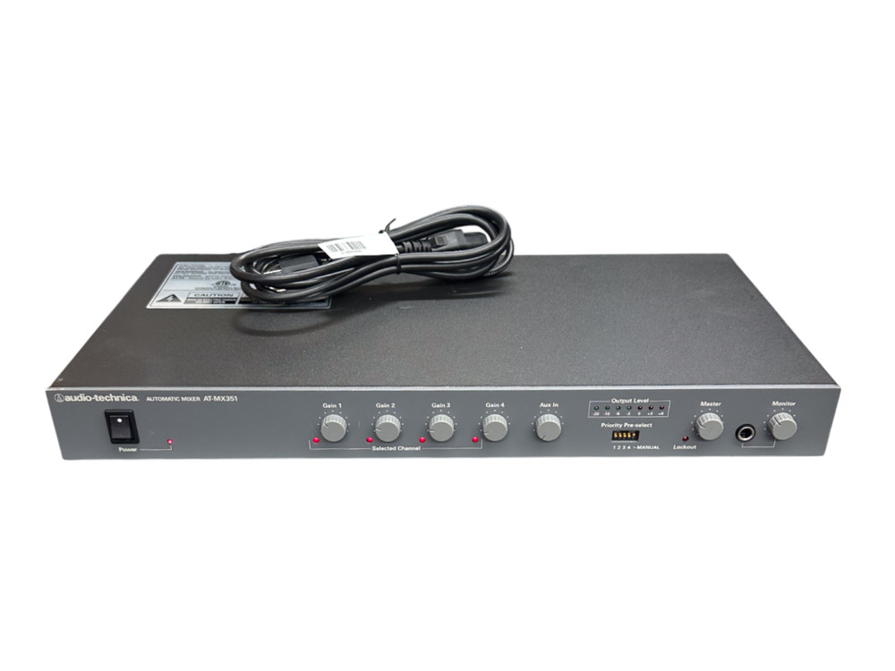 Audio-Technica AT-MX351 Automatic Mixer 4-Channel Microphone Mixer