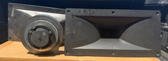 JBL 2416H HIGH COMPRESSION DRIVER WITH 2373H HORN PAIR USED ON JBL 4655 SPEAKER