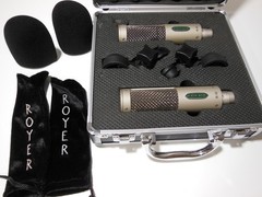 Royer R10 ribbon microphones, matched pair, excellent