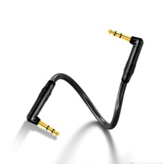 6.35mm 1/4 In TRS Male Right Angle to Male Right Angle Stereo Balanced Cable B21