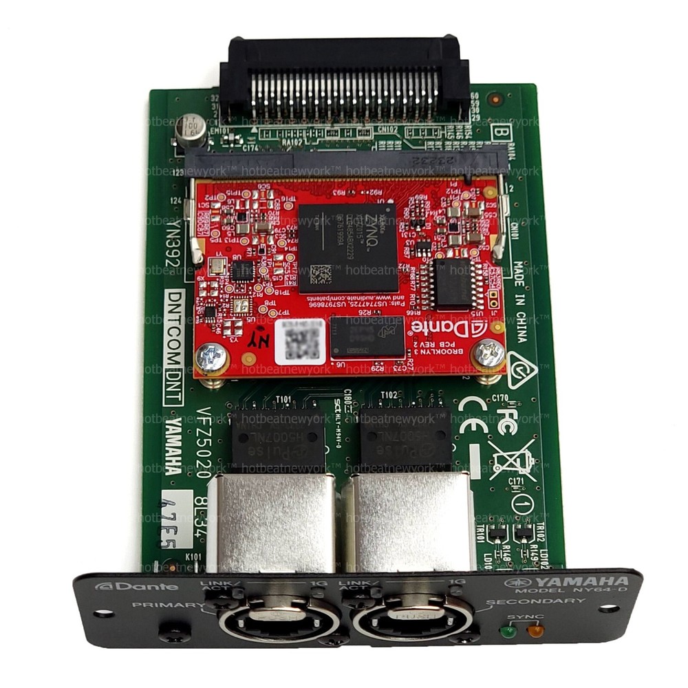 Yamaha NY64-D Dante I/O Expansion Card for TF Series Mixer TF-1 TF-3 TF-5