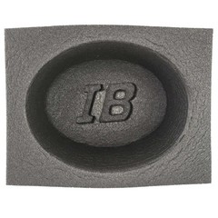 Install Bay Acoustic Speaker Baffles 4X6 Inch Oval – 4 inch x 6 inch, black