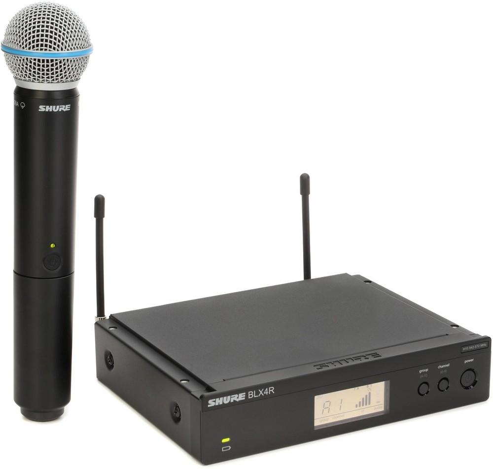 Shure BLX24R/B58 Wireless Handheld Microphone System – H10 Band