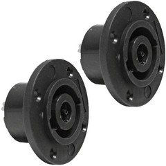 SAPT10 2 Pack 8 Pole Speakon Panel Connector