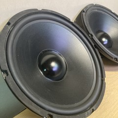 Pair Working Goldwood GW-1248 Rubber Surround 12″ Woofer 150 Watts 8ohm. 8 Lbs.