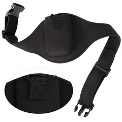 Wireless Microphone Belt for Theatre & Fitness Black 1 Pack