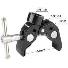 CAMVATE Multi-Purpose Super Crab Clamp with T-Handle and 1/4″ Male to 5/8″ Femal