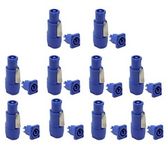 10Pack Neutrik Nac3mpa Powercon Adapter In Connector Male to Female Power Cable