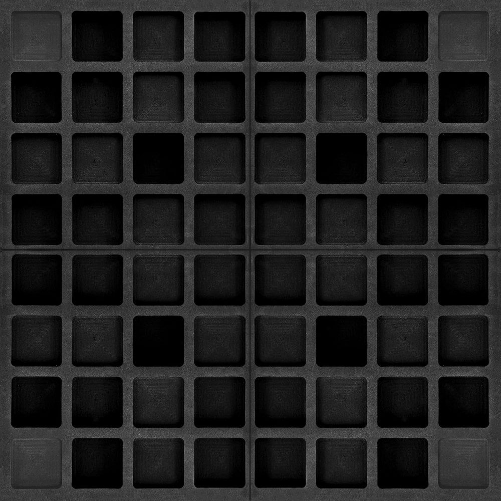 4Pcs EVA Acoustic Diffusers 12″X12″X2″ (Total 24″X24″X2″), Waffle Style Sound Di