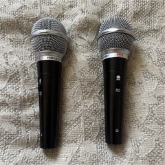 Pyle PDMICKT34 2-Pack Wired Unidirectional Dynamic Handheld Mics w/ On/Off