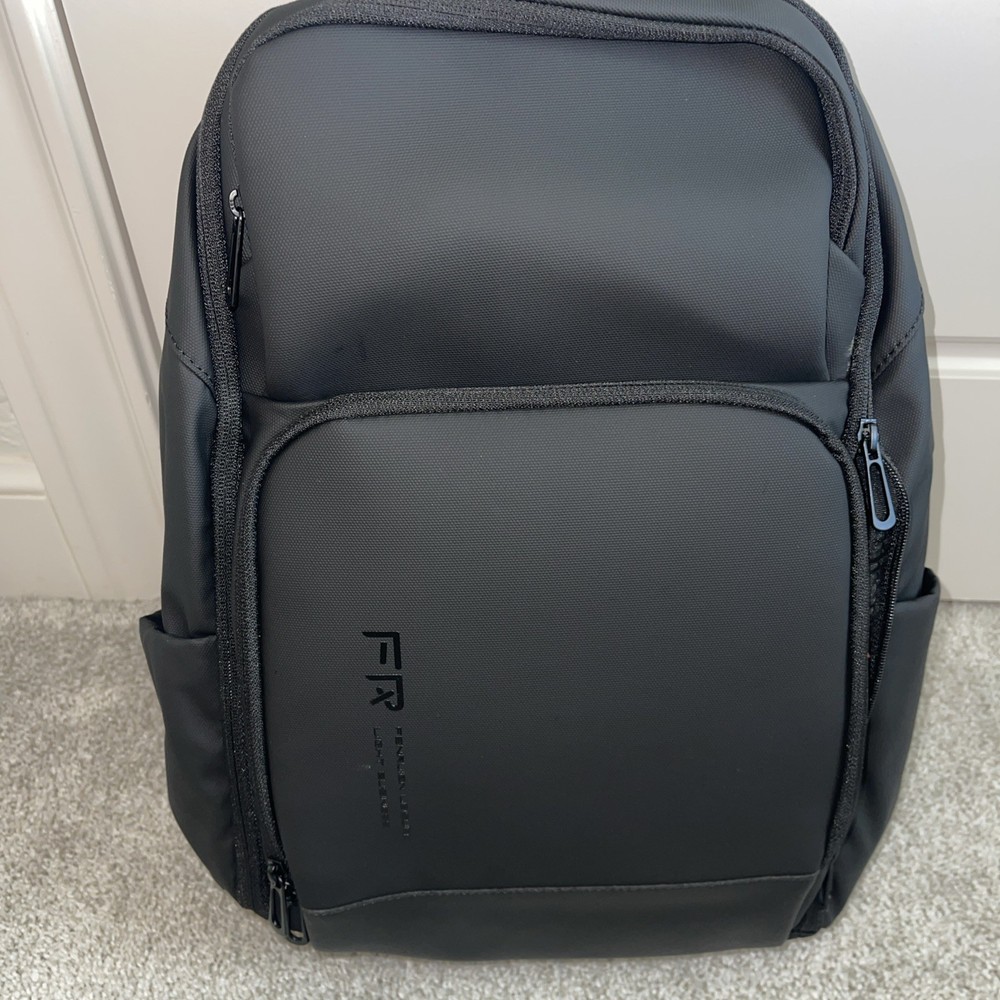 Fenruien Leisure Light Business Black Laptop Backpack Travel Bag