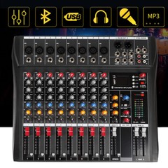 USB Bluetooth Live Studio Audio Mixer 8/12/16 Channels Mixing Console Sound 110V