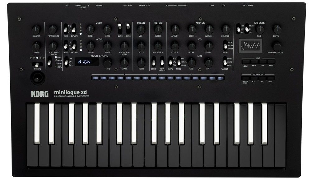 KORG minilogue xd Inverted BW Polyphonic Analog Synthesizer Keyboard Musical New