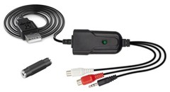 USB 2.0 Audio Recorder Adapter – Record Music To MP3/WAV/WMA on PC Mac Linux