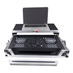 ProX X-DDJFLX4LT ATA Road Case For Pioneer DDJ-FLX4 DDJ-400 DDJ-SB3+Laptop Shelf
