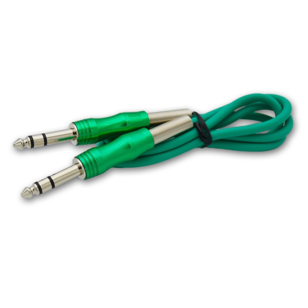 TRS Male to 6.35 mm (1/4 in) Jack Male Stereo Plug Shielded Microphone Mic Cable