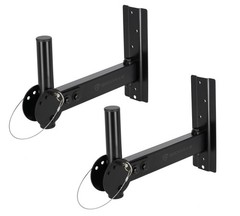 Pair RPW30 Adjustable PA Wall Mount Brackets for Peavey PVXP 12 DSP Speakers