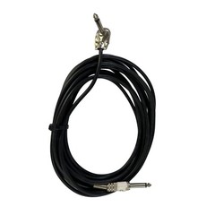 Unbranded 20ft Instrument Cable 1/4″ Straight to 90 Degree 1/4″ Connector #f