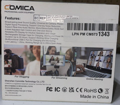 COMICA Vimo C1 2.4G Dual-Channel Mini Wireless Microphone New Open Box