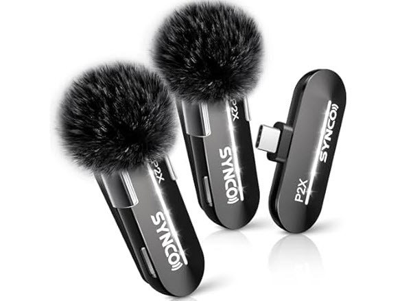 NEW Synco Wireless 2 Microphones For USB-C Phones 48kHz/24-bit P2XT