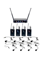 VOCOPRO DIGITAL-QUAD-B4-4Channel Wireless Hybrid Headset/Lapel Microphone System