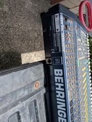 MX3282A Behringer Eurodesk 32-Channel 8-Bus Mixer Console Untested No Power Sup