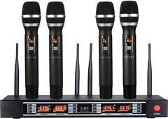 HOTEC 4-channel wireless microphone system, very suitable for home KTV party kar