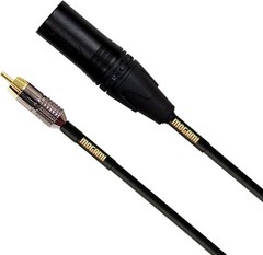 Unbalanced Audio Adapter Cable, RCA Male Plug to XLR-Male, Gold Contacts, Str…